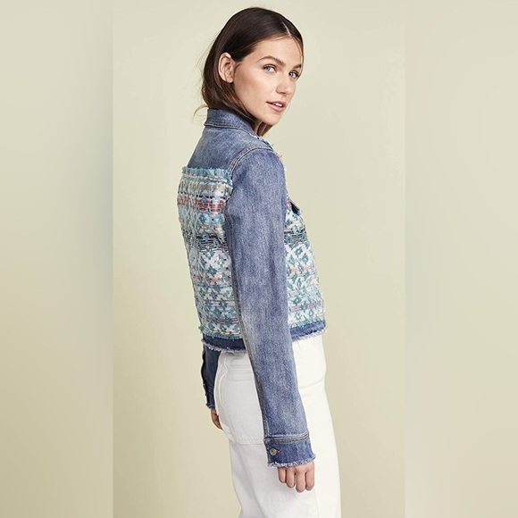RAMY BROOK Murray Embellished Jean Jacket Small - Picture 4 of 8